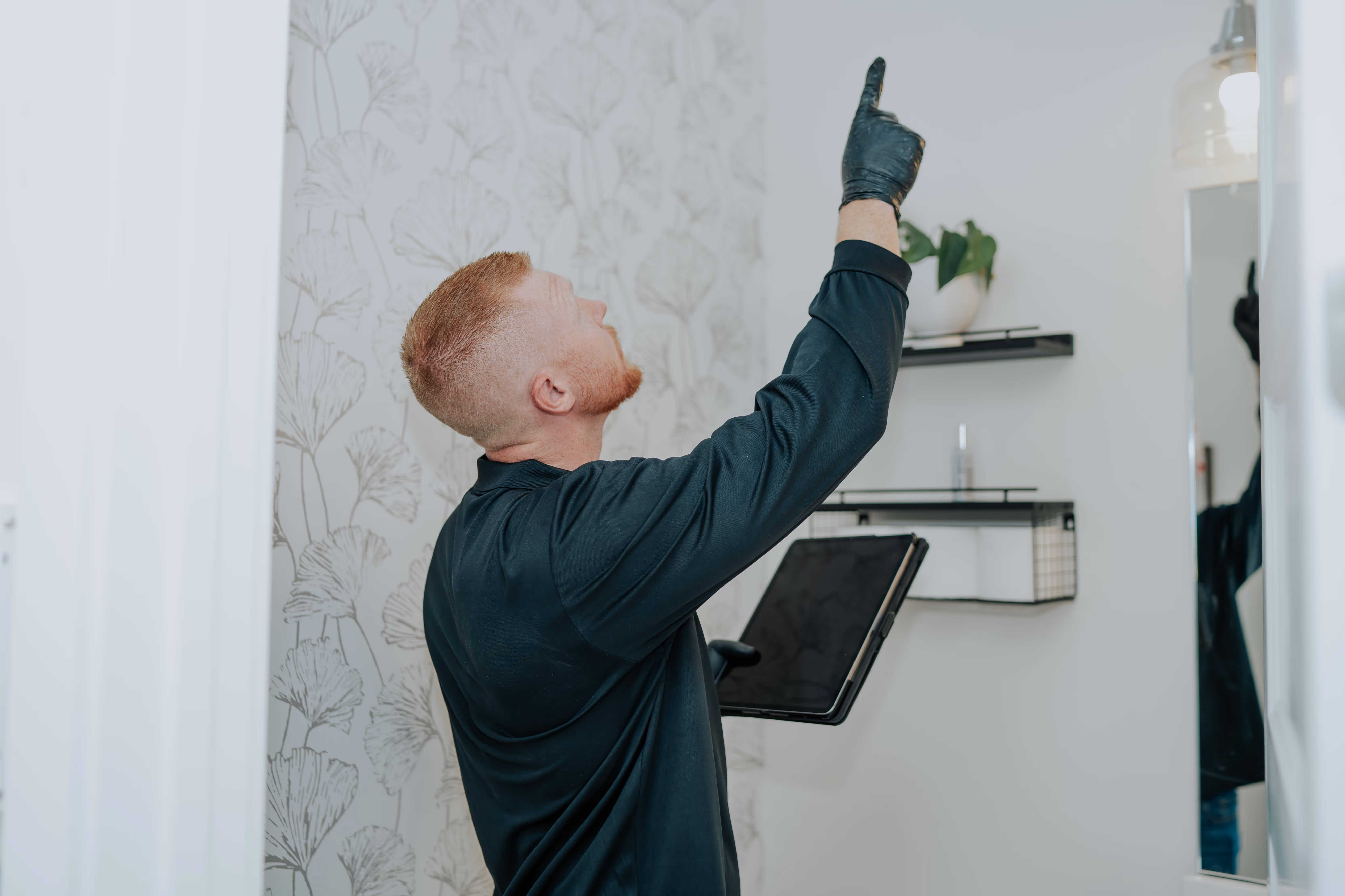 Mountain Pure Mold Pro specialist inspecting a property
